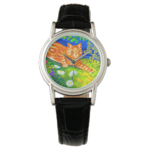 Nachtkatze Armbanduhr