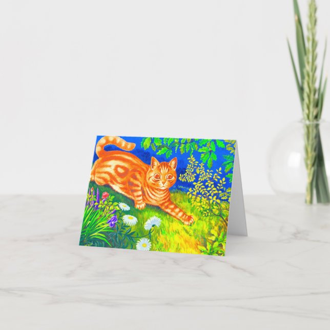 Nachtkatze Einladung (Vorderseite)
