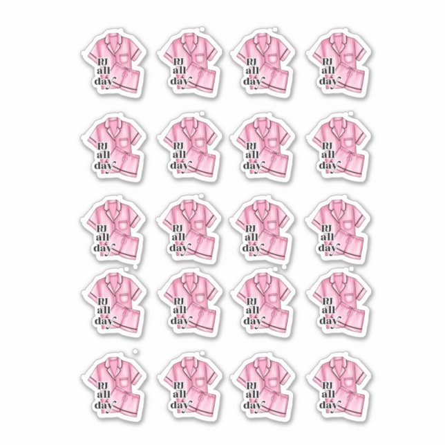 Nachtkleiderahmer Aufkleber (Vorderseite)