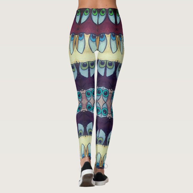 Nachtkreaturen Leggings (Rückseite)