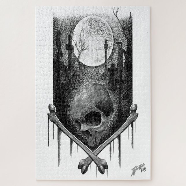 Nachtlandschaft Craneo (Vertikal)