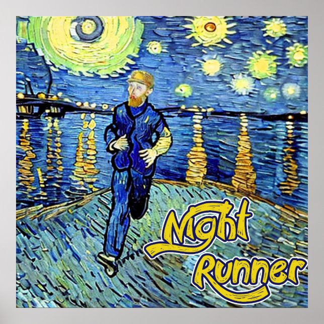 Nachtläufer Startnight Poster (Vorne)