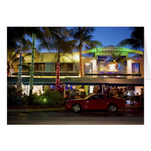 Nachtleben am Ocean Drive, South Beach, Miami