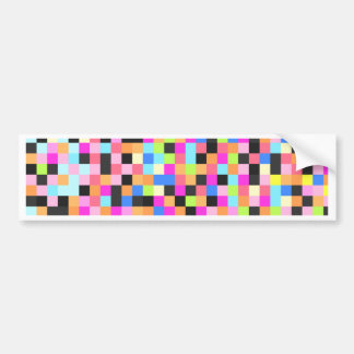 Nachtleben (Pixel-Funk) Autoaufkleber