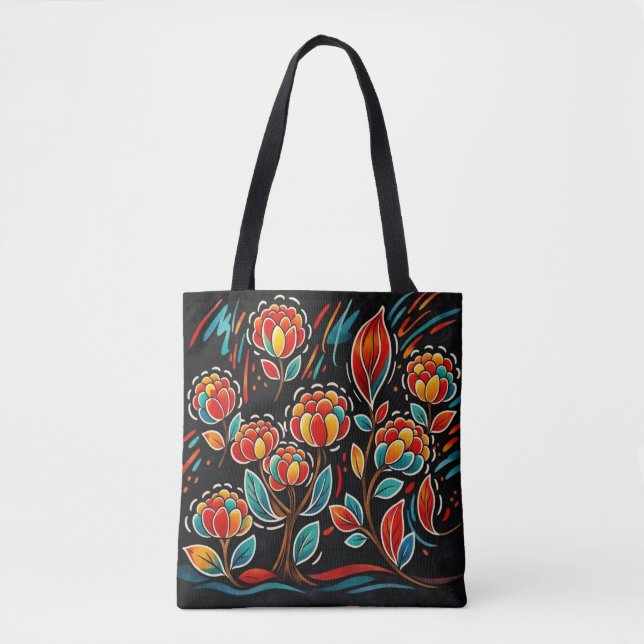 Nächtliche Blüte Tasche (Vorderseite)