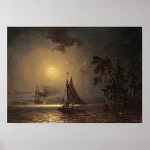 Nächtliche Reise durch Iwan Aivazovsky Poster