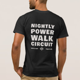Nächtliches Power Walk Circuit Urban Wear T-Shirt