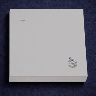 Nächtliches Studium dunkle Akademie-Taschenuhr Post-it Klebezettel