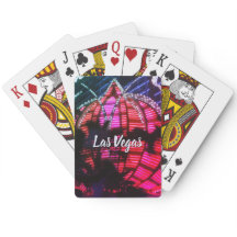 Nachtlichter von Vegas Spielkarten