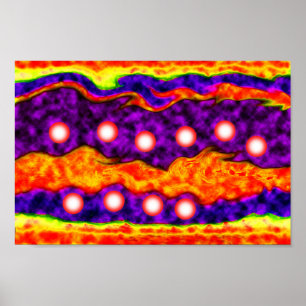 Nachtlichtkunst Poster