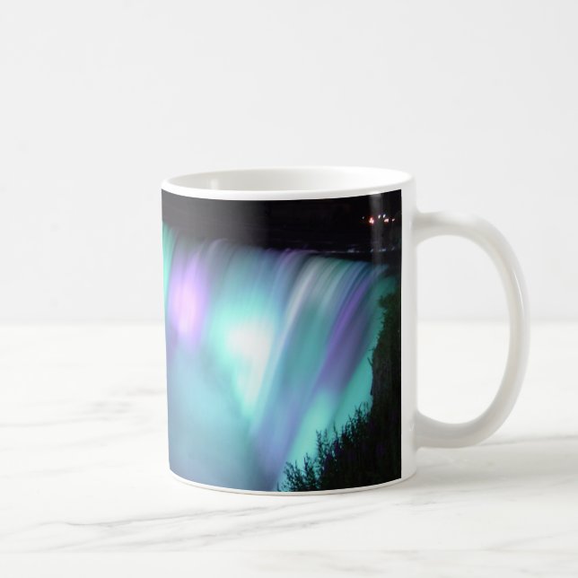Nachtlila Aqua-Tasse Niagara Falls Kanada Kaffeetasse (Rechts)