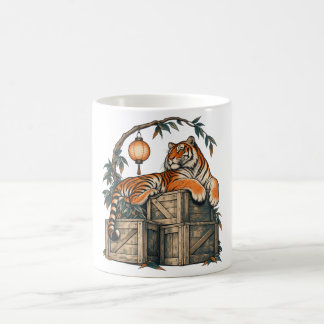 Nachtmarkt-Tiger-Tasse Kaffeetasse