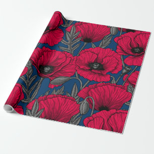 Nachtmohngarten Geschenkpapier