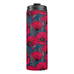Nachtmohngartenwärmer Thermosbecher