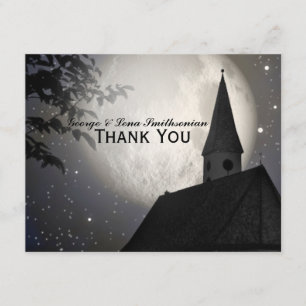 Nachtmond Country Church Vielen Dank Dankeskarte