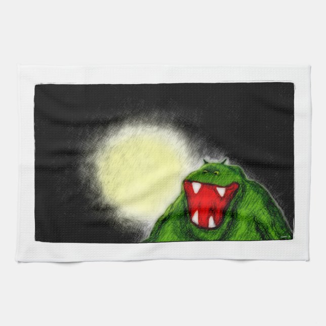 Nachtmonster Handtuch (Horizontal)