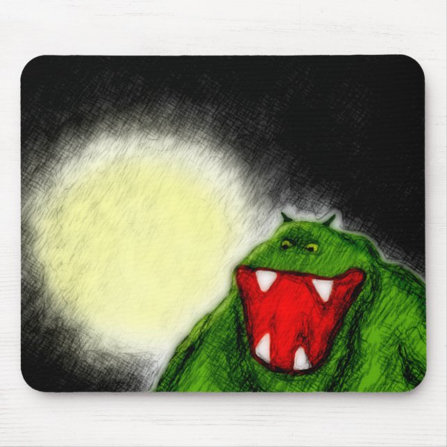 Nachtmonster Mousepad (Vorne)