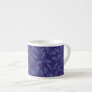 Nachtmotten-Schmetterlingshintergrund Espressotasse