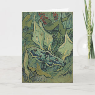 Nachtpfauenauge (Kaisermotte) von Vincent van Gogh Karte
