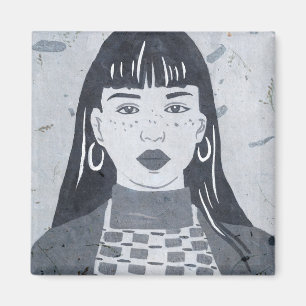 Nachtportrait Magnet