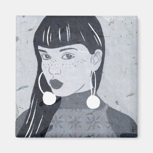 Nachtportrait Magnet