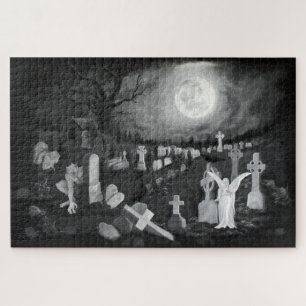 Nachts am Friedhof - Engel mit dem Teufel