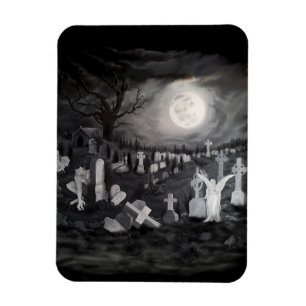 Nachts am Friedhof - Engel mit dem Teufel Magnet