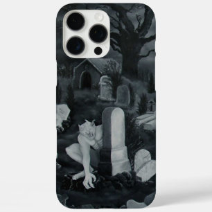 Nachts am Friedhof - Teufel iPhone 16 Pro Max Hülle