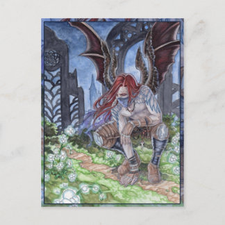 Nachts blühende Postkarte