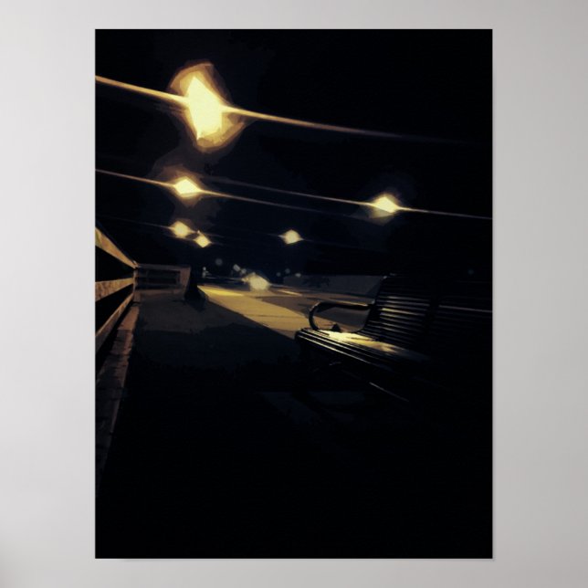 Nachts falten poster (Vorne)