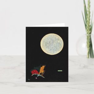 Nachts Gemälde von Wassily Kandinsky Dankeskarte