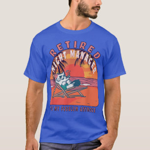 Nachts-Manager Vintage Ruhestandzeit T-Shirt