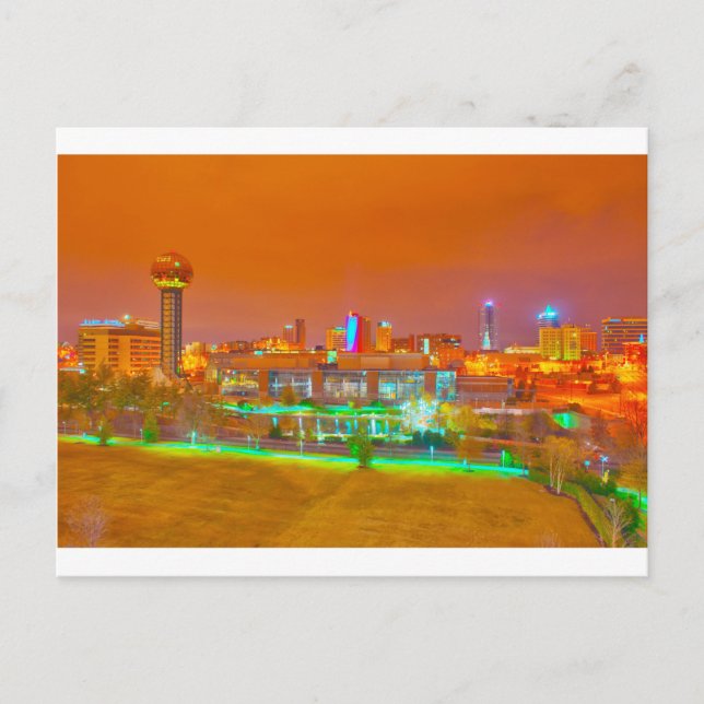 Nachts Postkarte (Vorderseite)