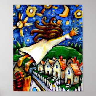 Nachts Print Poster