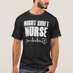 Nachtschicht Andere Rasse Stethoskop Krankenschwe T-Shirt