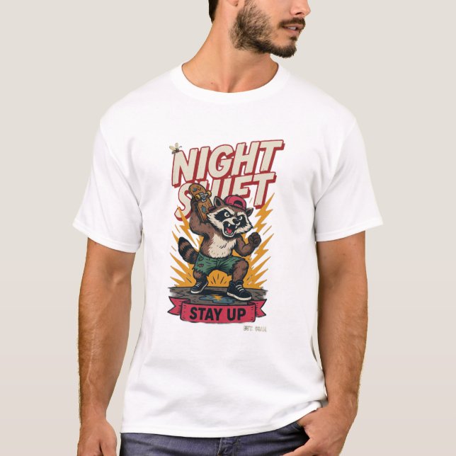 Nachtschicht T-Shirt (Vorderseite)