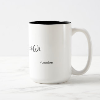 Nachtschicht-Traumteam-Tasse Zweifarbige Tasse
