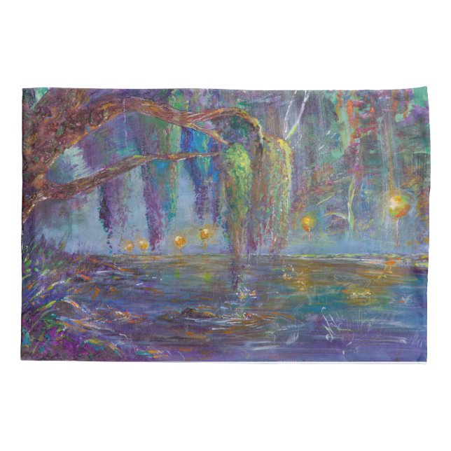 Nachtschicht von Natalie Shumylo @ MSHOPEART Kissenbezug (Rückseite)