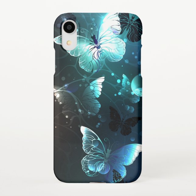 Nachtschmetterlinge iPhone Hülle (Rückseite)