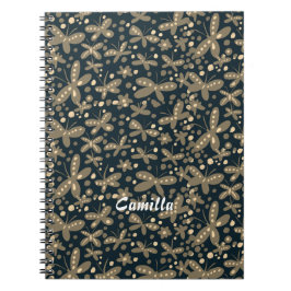 Nachtschmetterlingsheft Notizblock