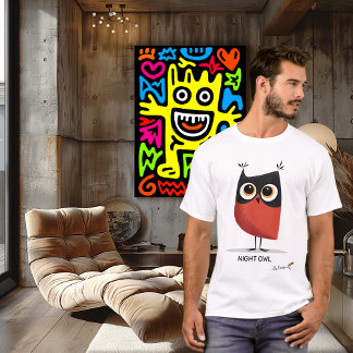 Nachtschwärmelei | Origineller Stil für Erwachsene T-Shirt