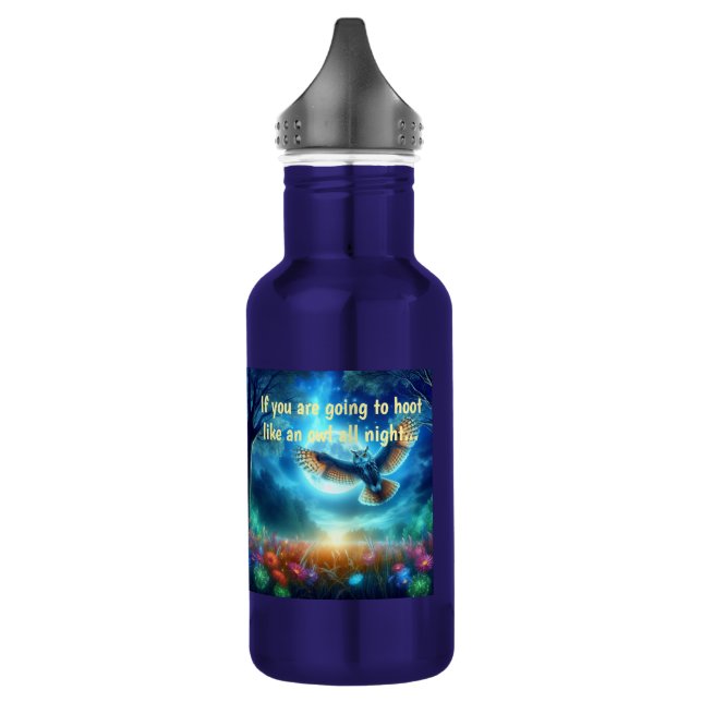 Nachtschwärmer und Morgenadler: Celestial Journeys Edelstahlflasche (Links)