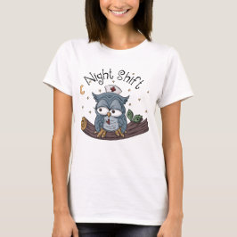 Nachtschwärmereule Nurse T - Shirt