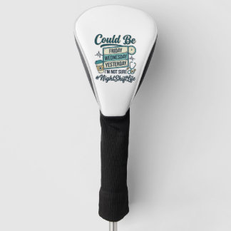 Nachtschwester Lustig Könnte Freitag Vektor Des Golf Headcover
