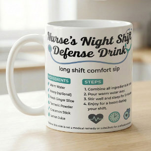 Nachtschwester-Rezept für die Notaufnahme-Crew Kaffeetasse