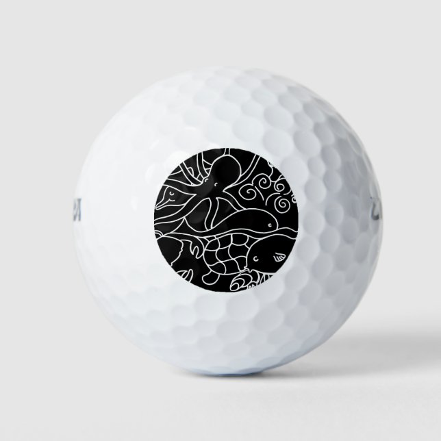 Nachtschwimmen Golfball (Vorderseite)
