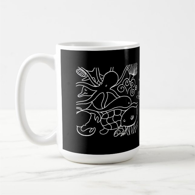 Nachtschwimmen Kaffeetasse (Links)