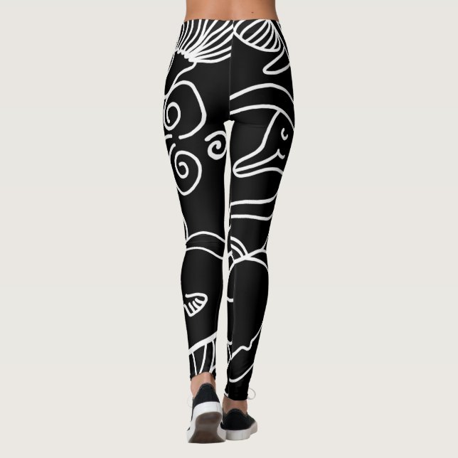 Nachtschwimmen Leggings (Rückseite)