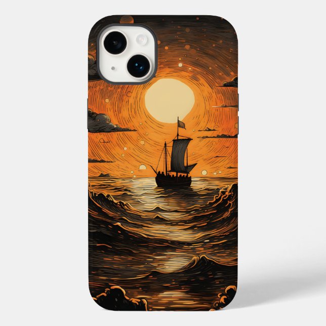 Nachtsegeln Case-Mate iPhone 14 Plus Hülle (Rückseite)