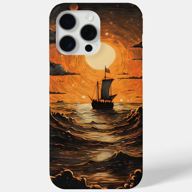 Nachtsegeln Case-Mate iPhone Hülle (Rückseite)